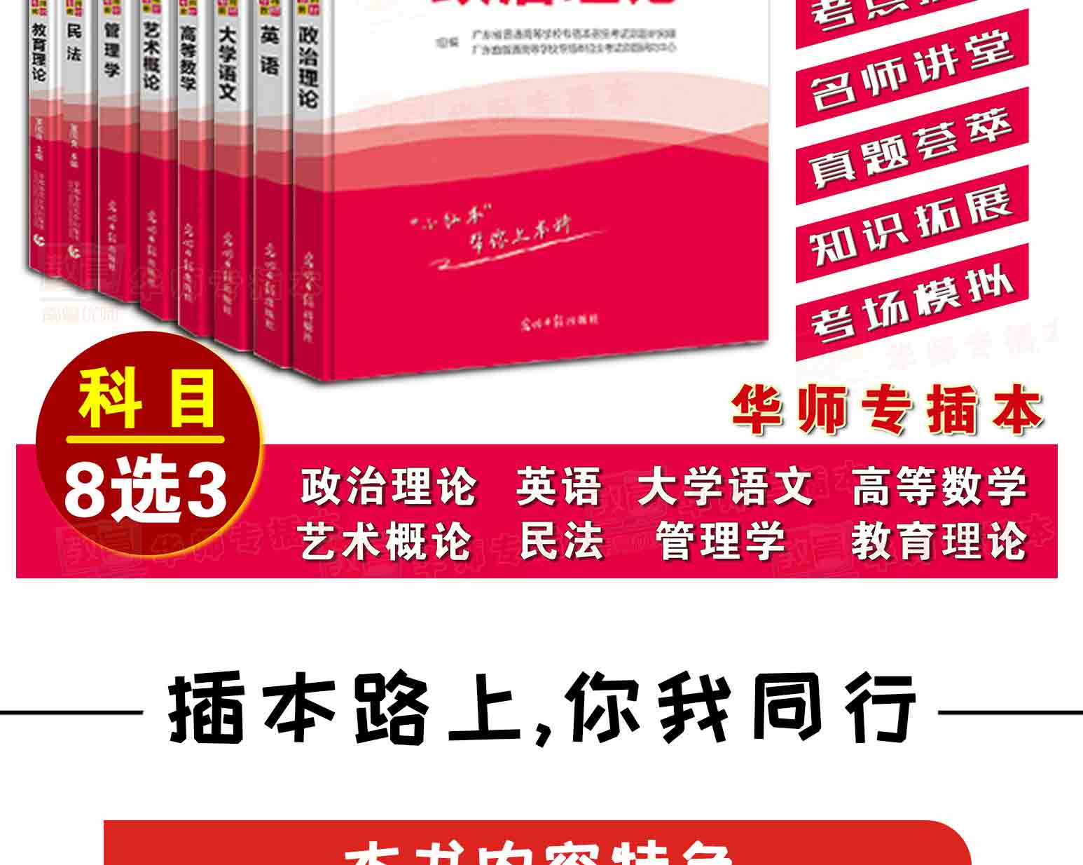 2021年小红本3本-政治概论-英语-高等数学-理工类-广东普通高校专插本考试教材天一库课(图2)